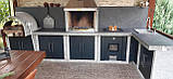 Бетонний стіл-плита для вуличного каміна-барбекю "Гарден Шеф", фото 7