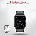 Ремінець з еко-шкіри Promate Maglet-40 для Apple Watch 42-44 мм 1/2/3/4/5/6/SE Black (maglet-44.black), фото 5