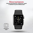 Ремінець з еко-шкіри Promate Maglet-40 для Apple Watch 42-44 мм 1/2/3/4/5/6/SE Black (maglet-44.black), фото 4
