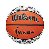 М'яч баскетбольний Wilson WNBA All Team Outdoor розмір 6 гумовий (WTB46001XBWNBA)