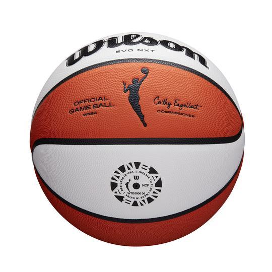 Мяч баскетбольный Wilson Evo NXT WNBA Official Game Ball размер 6 композитная кожа (WTB5000XB06) - фото 5 - id-p1451631759