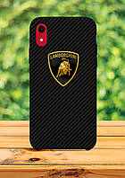 Чохол для apple iphone XR карбон Чохол lamborghini чохол з принтом