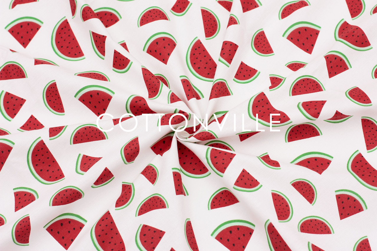 Ранфорс 240 см Кавунові шматочки дрібні