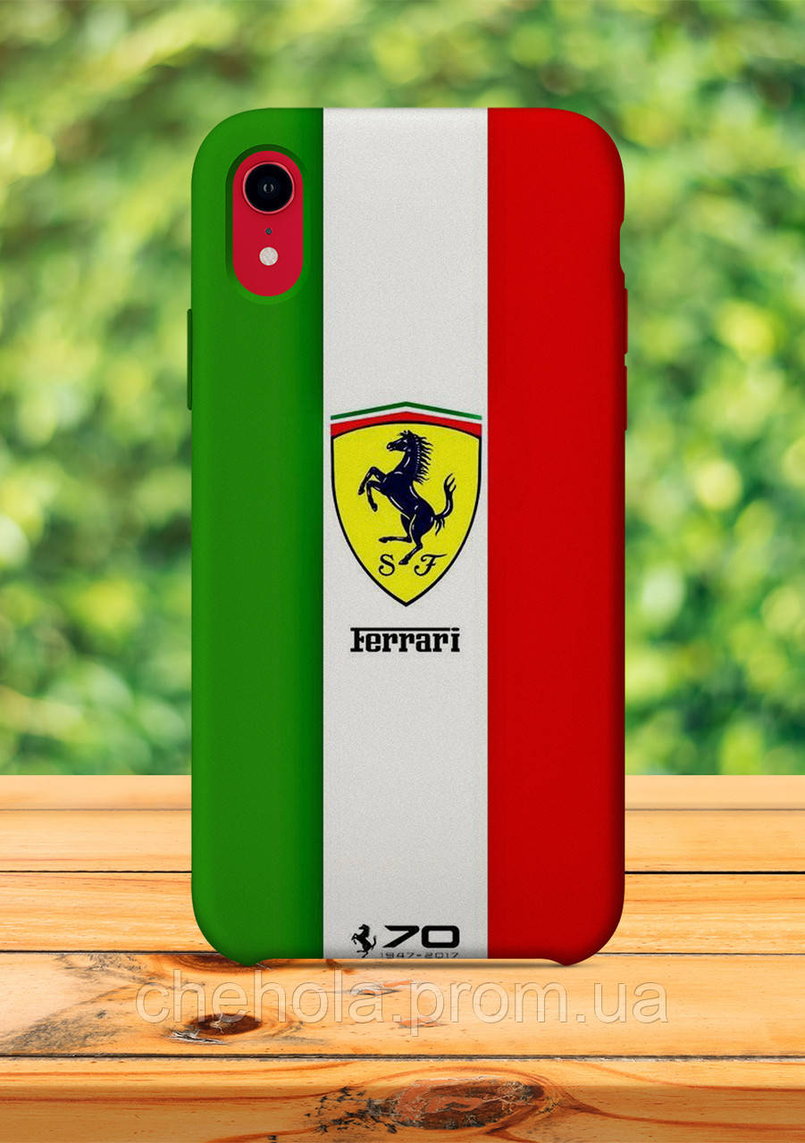 Чехол для apple iphone XR Ферари Ferrari чехол с принтом - фото 1 - id-p1213828954