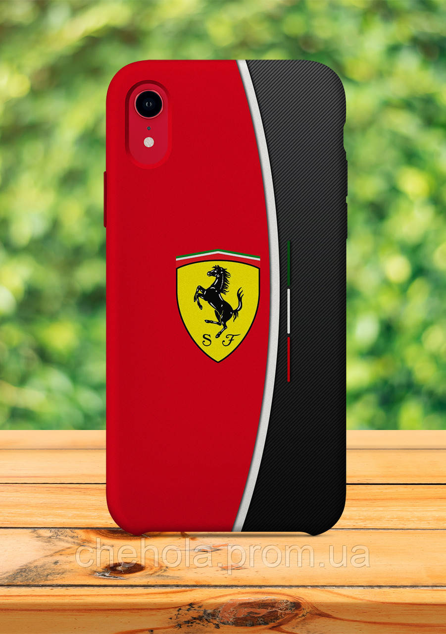 Чехол для apple iphone XR Ферари Ferrari чехол с принтом - фото 1 - id-p1213828965