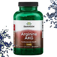 Аргінін  Swanson Arginine AKG 1 г (Серцево-судинне здоров'я) 90 капсул