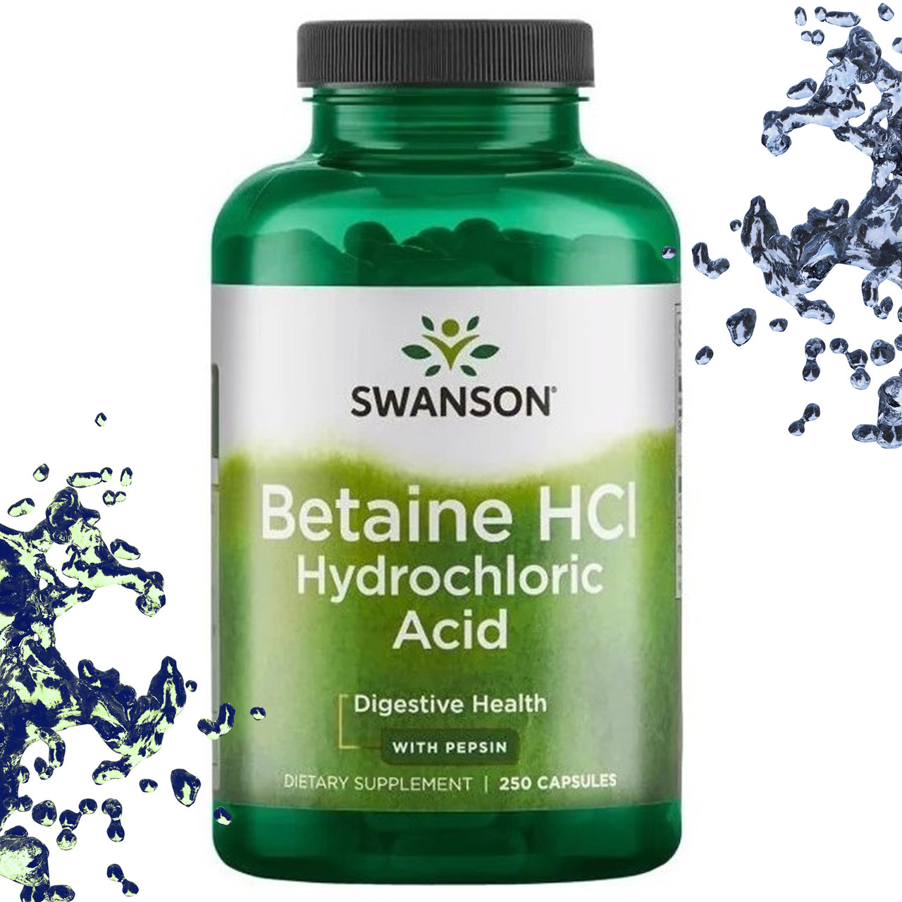 Купить Бетаин с Пепсином Swanson Betaine HCI Hydrochloric Acid with ...