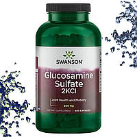 Хондропротектор Swanson Glucosamine Sulfate 2KCI 500 мг 400 капсул