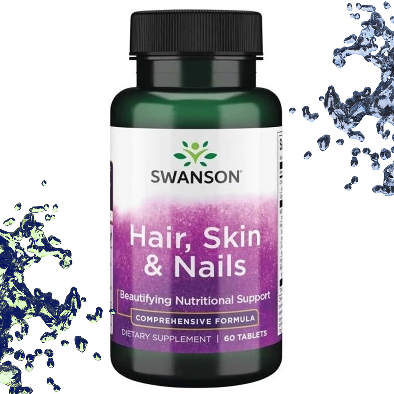 Swanson Hair, Skin & Nails (Волосся, Шкіра і Нігті) 60 таблеток, фото 1