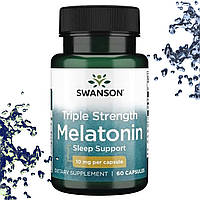 Мелатонін Swanson Melatonin 10 мг 60 капсул