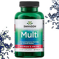 Вітаміни для жінок Swanson Multi Women's Prime 90 таблеток