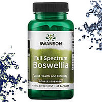 Босвеллія Swanson Boswellia Double Strength 800 мг 60 капсул (Суглоби і зв'язки)