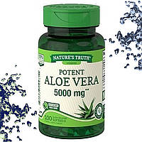 Алоє Вера Nature's Truth Aloe Vera 5000 мкг 100 гелевих капсул