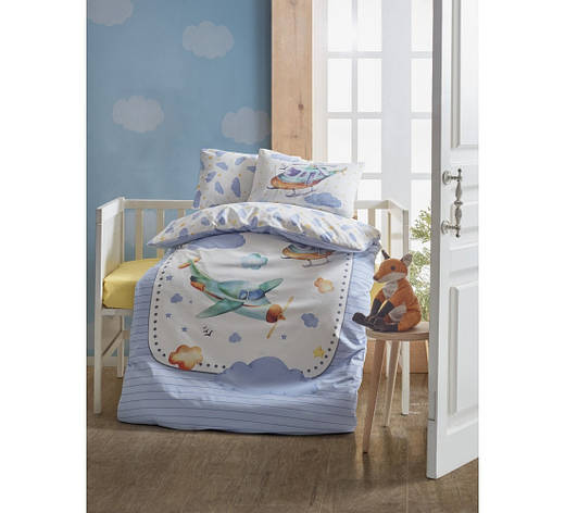 Постільна Білизна Cotton Box BEBEK AIR PLAIN дитяче, фото 1
