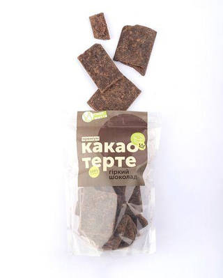 Какао терте преміум (гіркий шоколад), 100 г Смак Життя