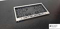 Рамка номерного знака для "Mitsubshi" + логотип (USA)