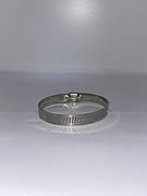 Хомут з'єднувальний 51-70 мм. зі сполучною гайкою. Нержавіюча сталь.