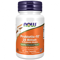 Пробиотики Now Foods Probiotic-10 25 Billion 30 капсул
