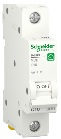 Автоматичний вимикач R9F12110 1P 10A C Resi9 Schneider Electric