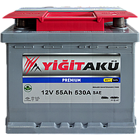 Аккумулятор Yigit Aku Premium 55Ah 530A R h175