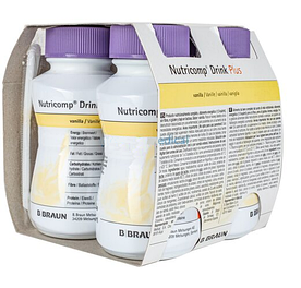 Nutricomp Drink Plus - Нутрікомп Дрінк Плюс ваніль (200 мл, 4шт)