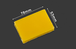 Віск бджолиний 78*53 мм (тип-4 прямокутний)