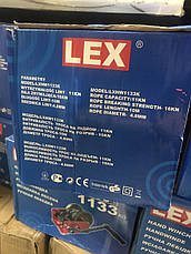 Тросова ручна автомобільна лебідка LEX LXHW1133K 1133кг, фото 3