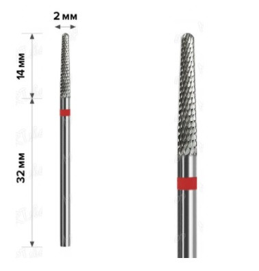 Твердосплавна фреза Mart (М-101) Конус Red 2*14, фото 1