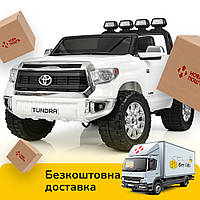 Детский электромобиль Toyota (2 мотора 60W, MP3, USB) Джип Bambi JJ2255EBLR-1 Белый