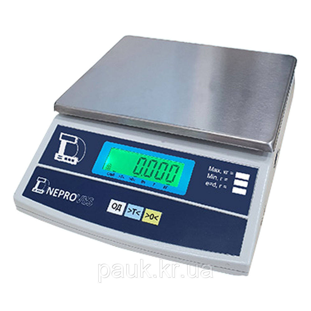 Электронные весы фасовочные 15 кг ВТД-Т3С с защитным чехлом, торговые весы без стойки, весы для продуктов - фото 1 - id-p580289993