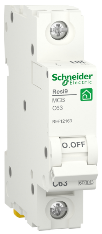 Автоматичний вимикач R9F12163 1P 63A C Resi9 Schneider Electric