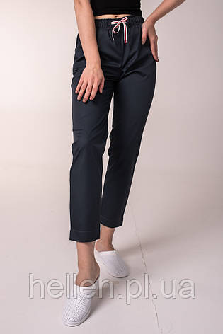Штани медичні 7/8 чорні, фото 1