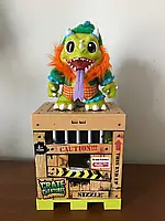 Интерактивный дракон в клетке Сиззл Шипение Crate Creatures