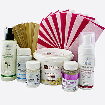 Комплект для шугарингу Serica: універсальний набір із цукровою пастою об'ємом 1 кг.