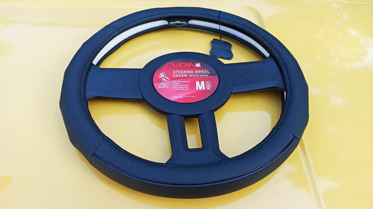 Чохол керма(шкіра) перфори.Ваз 2108,2110,Пріора,Ланос VLOD-L281 BK M, фото 1