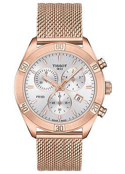 Жіночий годинник Tissot PR 100 Sport Chic Chronograph T101.917.33.031.00