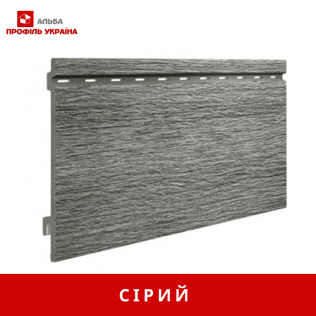 Фасадна панель VOX Kerrafront Wood Design FS-201 срібно-сіра