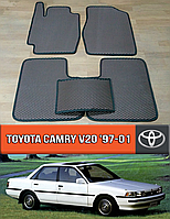 ЄВА килимки Тойота Камрі V20 1997-2001. EVA гумові килими на Toyota Camry V20 Кемрі В20