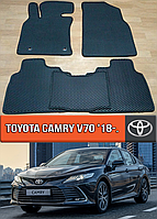 ЕВА коврики Тойота Камри V70 2018-н.в. EVA резиновые ковры на Toyota Camry V70 Кемри В70