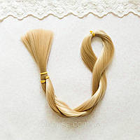 Волосся для Ляльок для Перепрошивки Глянець 80 см  Холодний Блонд 50 гр
