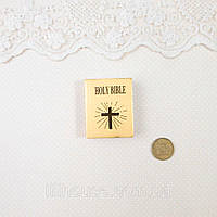 Мініатюрна Біблія 4*3 см Золото