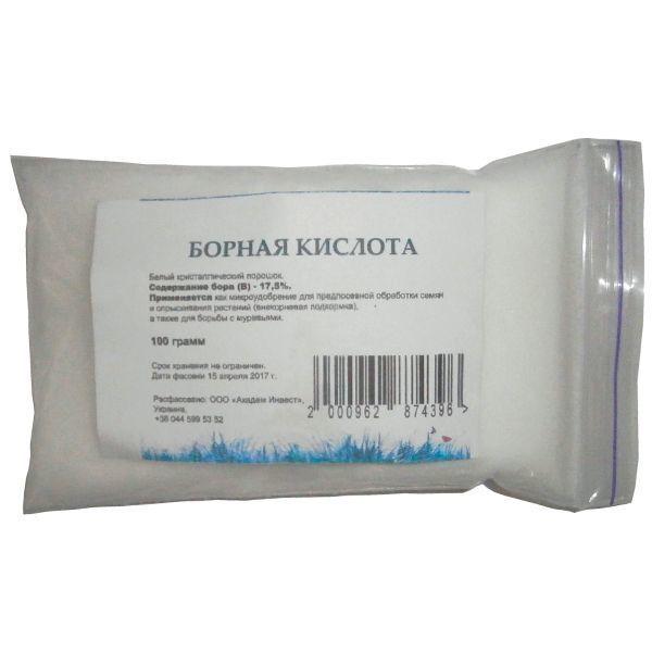 Борна кислота 100г, фото 1