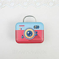 Сумка валіза для ляльки Camera Red 7.5 см Червона з Синім
