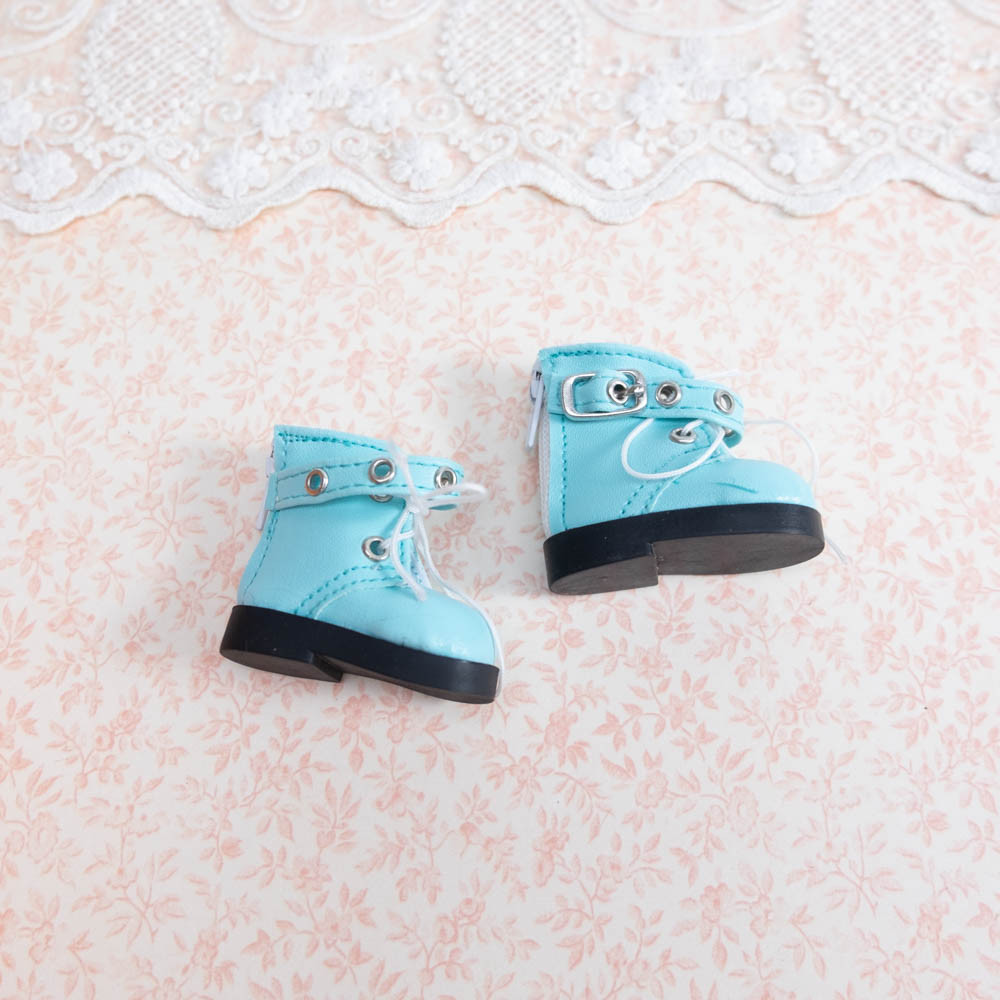 Обувь для кукол Сапожки с Ремешком 4.6*2.3 см ГОЛУБЫЕ - фото 2 - id-p1384291718