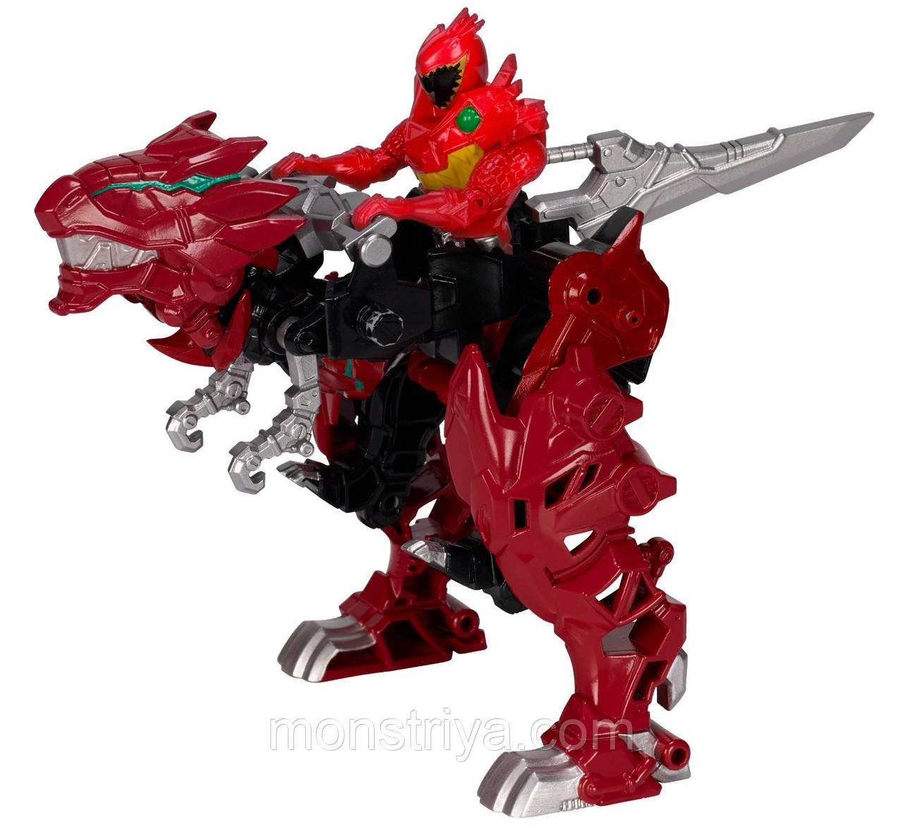 Могучие рейнджеры Трансформер Dino Super Charge серия Делюкс Дино ...