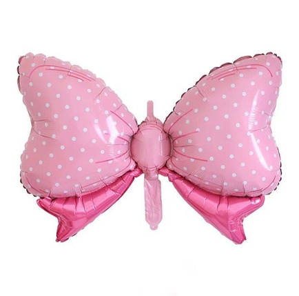 Фольгована кулька БАНТ | Рожевий, фото 1