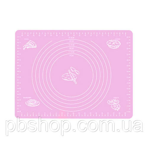 Килимок кондитерський силіконовий для розкатування і випічки тіста 30х40см, 0.7мм, фото 1