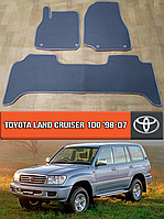 ЕВА коврики Тойота Ленд Крузер 100 1998-2007. EVA резиновые ковры на Toyota Land Cruiser 100