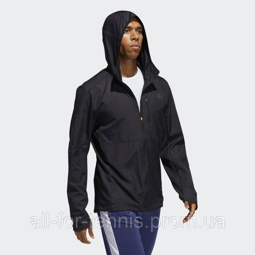 adidas own the run hooded wind jacket