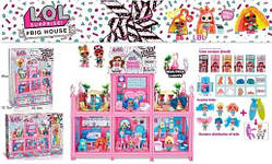 Кукольный домик LOL 8342 Домик для кукол Лол Лол  Дом в комплекте с шестью куколками и аксессуарами